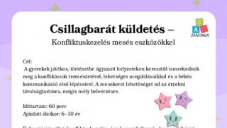A csillagbarát küldetés - konfliktus kezelése mesés eszközökkel
